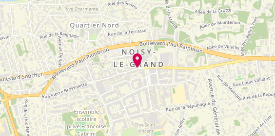 Plan de DELANNOY SPECK Michel, 227 Rue Pierre Brossolette, 93160 Noisy-le-Grand