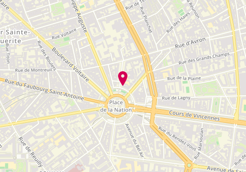 Plan de SKOWRONEK Fabrice, 11 Place de la Nation, 75011 Paris