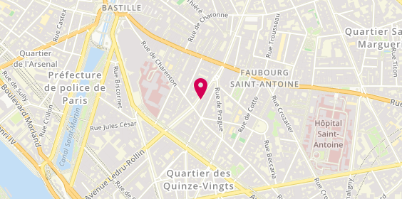 Plan de HADDAD Raphaël, 80 Avenue Ledru Rollin, 75012 Paris