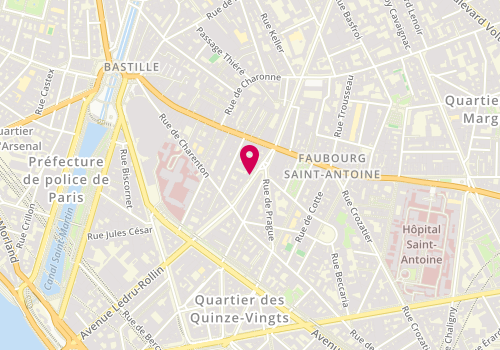 Plan de FITOUSSI Joël, 79 Avenue Ledru Rollin, 75012 Paris