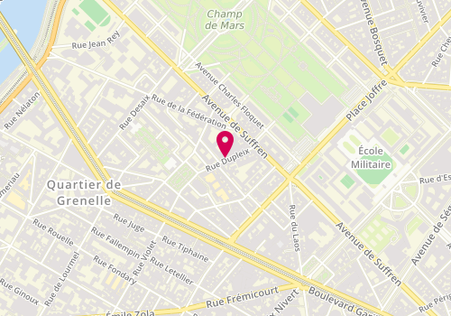 Plan de CRACCO HOYER Sophie, 12 Rue Dupleix, 75015 Paris