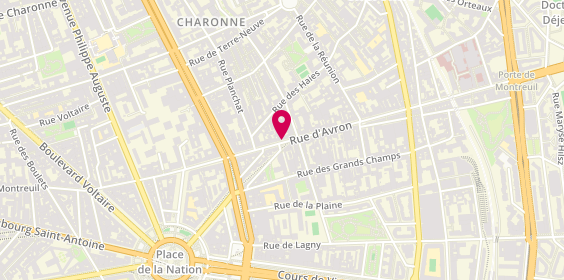 Plan de CIOBOTARIU Ana Maria, 31 Rue d'Avron, 75020 Paris