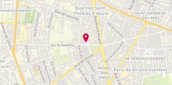 Plan de CHEKROUN Bernard, 14 Rue Chomel, 75007 Paris