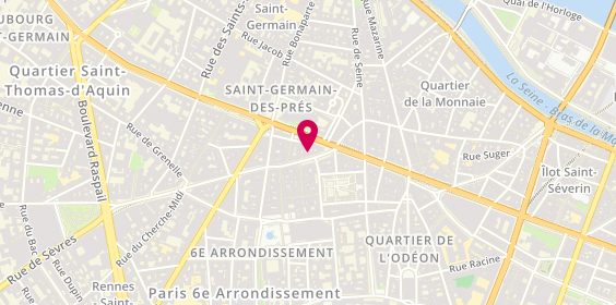 Plan de IRURZUN Jean Pierre, 8 Rue du Four, 75006 Paris