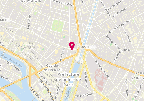 Plan de TAKLIFI Betsalel, 14 Rue Jacques Coeur, 75004 Paris