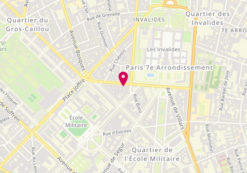Plan de UZAN Thierry, 15 Avenue de Tourville, 75007 Paris