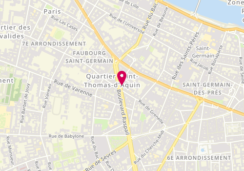 Plan de PEZIN Franck, 13 Boulevard Raspail, 75007 Paris