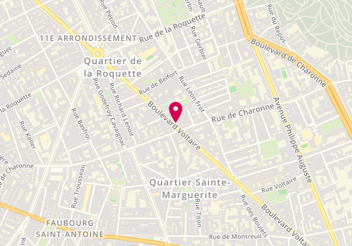 Plan de CHEVALIER Grégoire, 161 Boulevard Voltaire, 75011 Paris