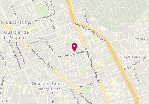 Plan de DONAY Sarah, 159 Rue de Charonne, 75011 Paris