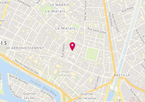 Plan de BENHAMOU Liam, 8 Rue de Jarente, 75004 Paris