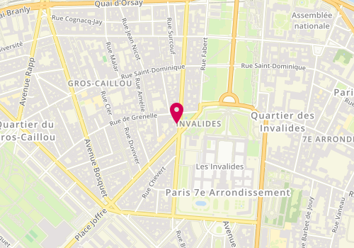 Plan de OLSZEWSKI DOROTHÉE Louis, 62 Boulevard de la Tour Maubourg, 75007 Paris