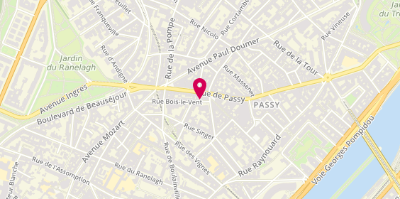 Plan de ABECASSIS DRAY Stella, 6 Rue Bois le Vent, 75016 Paris
