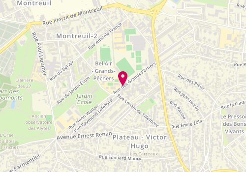 Plan de MARTINS Francisco, 22 Rue des Grands Pêchers, 93100 Montreuil