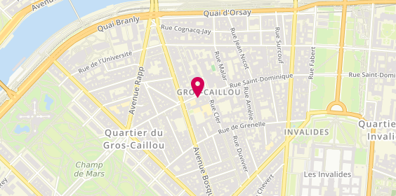 Plan de EHRGOTT Brigitte, 117 Rue Saint Dominique, 75007 Paris