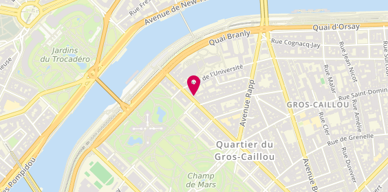 Plan de BENICHOU Bernard, 15 Avenue de la Bourdonnais, 75007 Paris