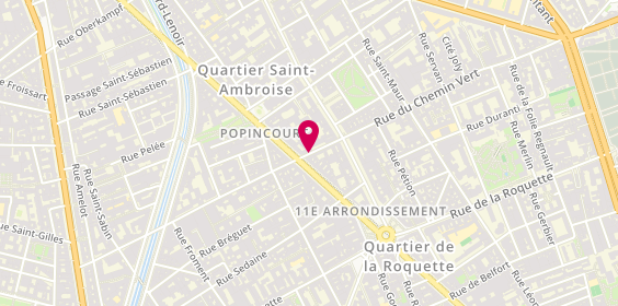 Plan de ATTUIL Benjamin, 61 Rue du Chemin Vert, 75011 Paris