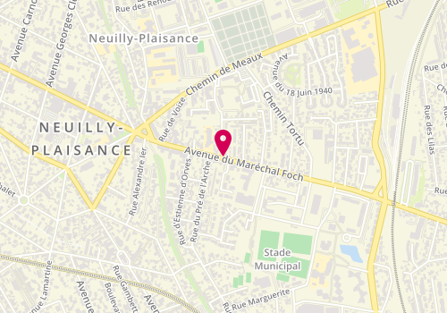 Plan de HALIOUA Laure, 101 Avenue du Maréchal Foch, 93360 Neuilly-Plaisance