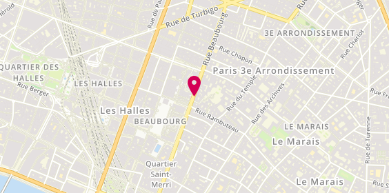 Plan de HAGEGE Roland, 24 Rue Beaubourg, 75003 Paris