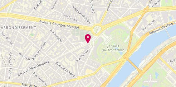 Plan de KHAYAT Bertrand, 1 Avenue Paul Doumer, 75116 Paris