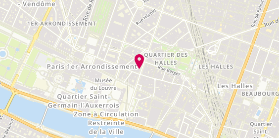 Plan de FREMONT Matthieu, 5 Bis Rue du Louvre, 75001 Paris