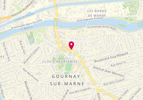 Plan de GRENARD Annabelle, 13 Avenue Paul Doumer, 93460 Gournay-sur-Marne