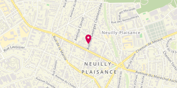 Plan de MREJEN Gary, 37 Avenue Georges Clemenceau, 93360 Neuilly-Plaisance
