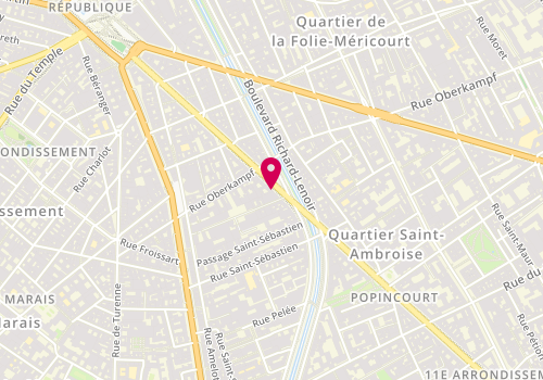 Plan de BUNNI Joseph, 48 Boulevard Voltaire, 75011 Paris
