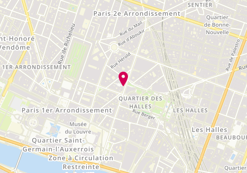 Plan de VARGAS UYABAN LILIA, 15 Rue du Louvre, 75001 Paris