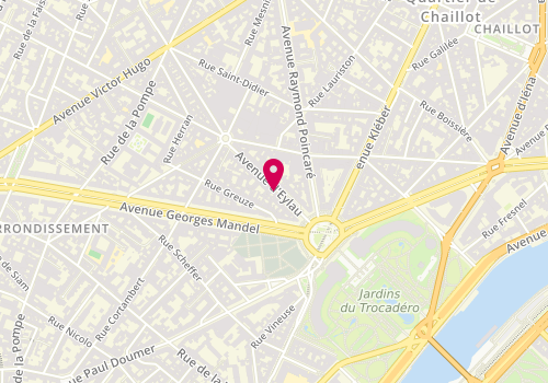 Plan de BOUBLIL Benjamin, 13 Avenue d'Eylau, 75016 Paris