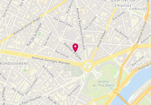 Plan de FEGHALI May, 12 Avenue d'Eylau, 75116 Paris
