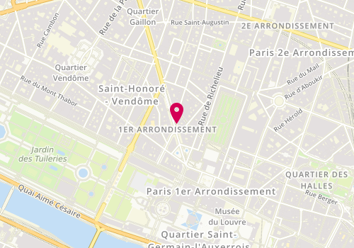 Plan de PERALDI Louis, 10 Avenue de l'Opera, 75001 Paris