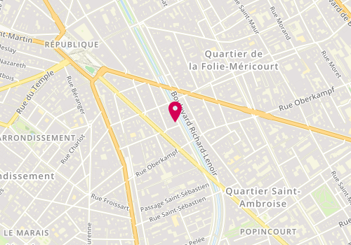 Plan de MAIGRET Laurence, 111 Boulevard Richard Lenoir, 75011 Paris