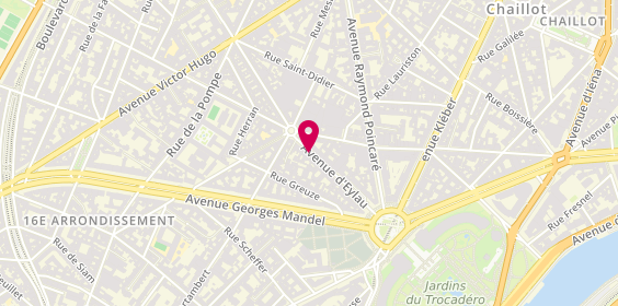 Plan de ELGRABLY Stéphane, 29 Avenue d'Eylau, 75016 Paris