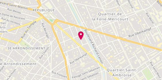 Plan de AZOULAY Esther, 8 Rue du Grand Prieuré, 75011 Paris