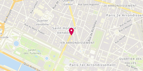 Plan de JAMOUS Mounir, 18 Rue des Pyramides, 75001 Paris
