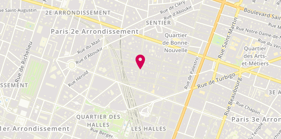 Plan de CHAMINADOUR Augustin, 74 Rue Montorgueil, 75002 Paris
