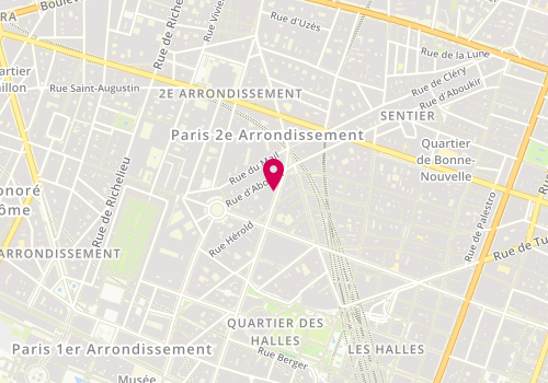 Plan de VIDAL Morgane, 33 Rue du Louvre, 75002 Paris