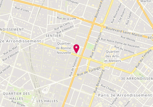 Plan de TERRIER Mathilde, 76 Rue Reaumur, 75002 Paris