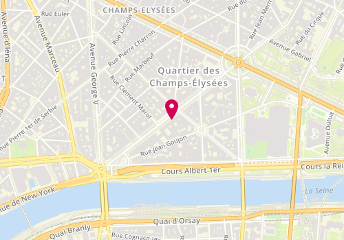 Plan de MOUYAL Siméon, 28 Avenue Montaigne, 75008 Paris