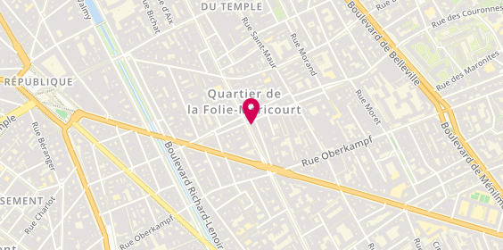 Plan de BEDUZ Anaïs, 104 Avenue Parmentier, 75011 Paris