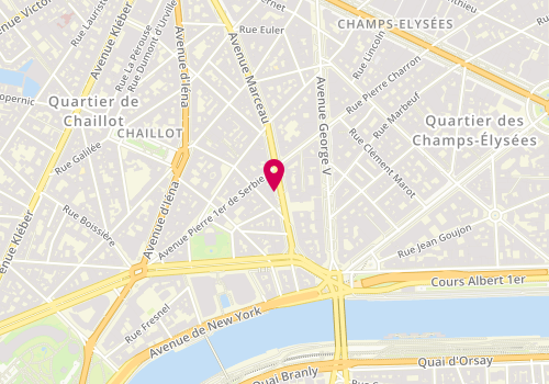 Plan de COHEN AYOUN Sandy, 23 Avenue Marceau, 75116 Paris