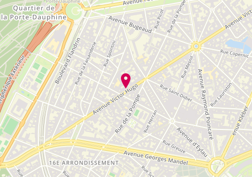 Plan de GUEZ Talia, 140 Avenue Victor Hugo, 75016 Paris