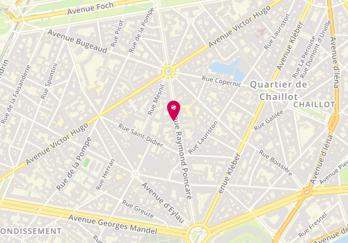 Plan de DAHAN Lucile, 63 Avenue Raymond Poincaré, 75016 Paris