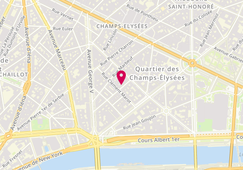 Plan de NAGANO Cibele, 17 Rue de la Tremoille, 75008 Paris