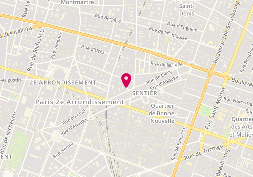 Plan de VIENNE Pénélope, 1 Rue de Mulhouse, 75002 Paris