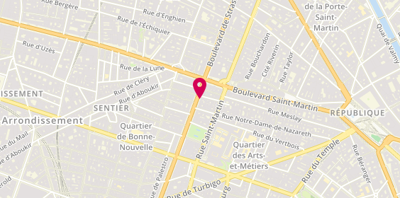 Plan de FELIGIONI Lucas, 110 Boulevard Boulevard de Sebastopol, 75003 Paris