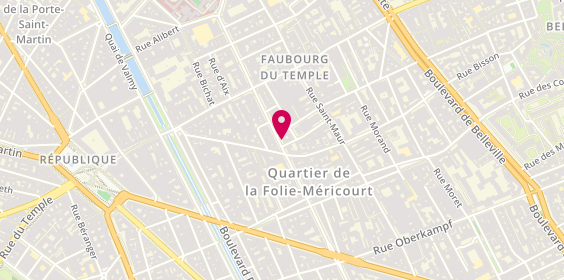 Plan de GUEGNAUD Valérie, 130 Avenue Parmentier, 75011 Paris