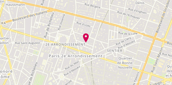Plan de CAZE Stéphanie, 12 Rue du Croissant, 75002 Paris