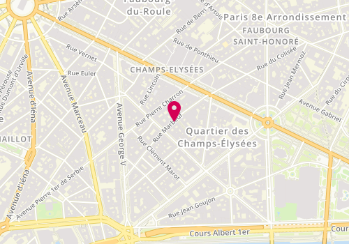 Plan de SAMNEE Kathrin, 26 Rue Marbeuf, 75008 Paris
