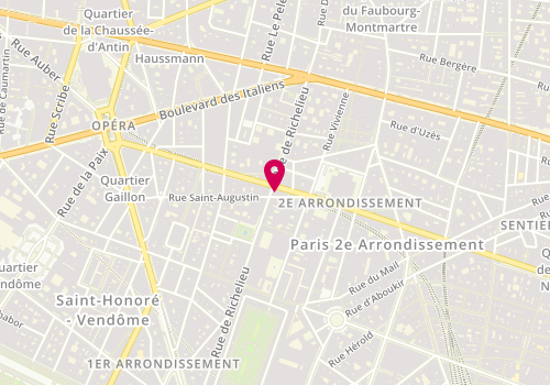 Plan de RUSSO Mariella, 3 Rue du 4 Septembre, 75002 Paris